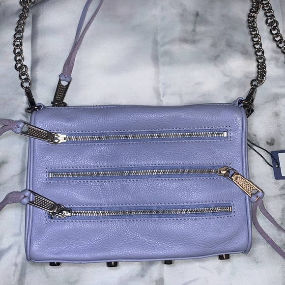 🎒 NWT Lilac Mini 5 Zip Rebecca Minkoff - Picture 2 of 16